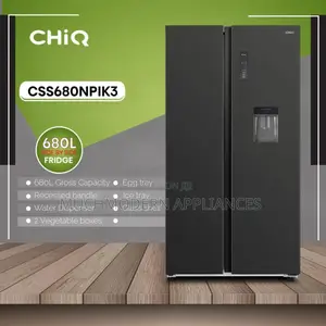 Chiq 680 Litres Side by Side Refrigerator