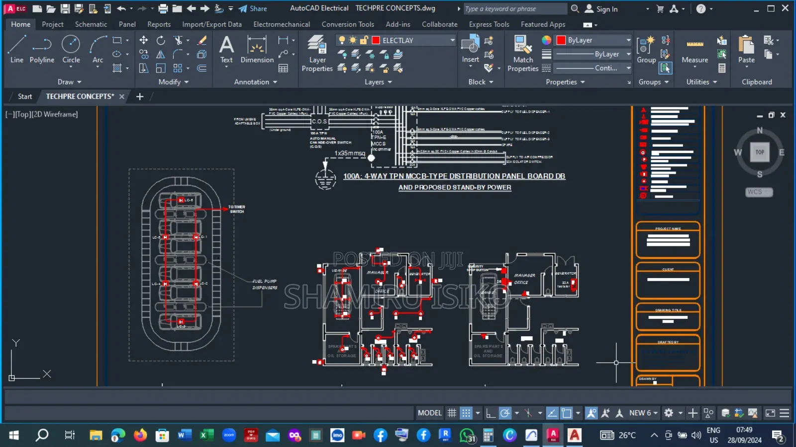 Detailed Electrical and Mechanical Drawings