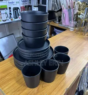 Ceramic Dinner Set Black