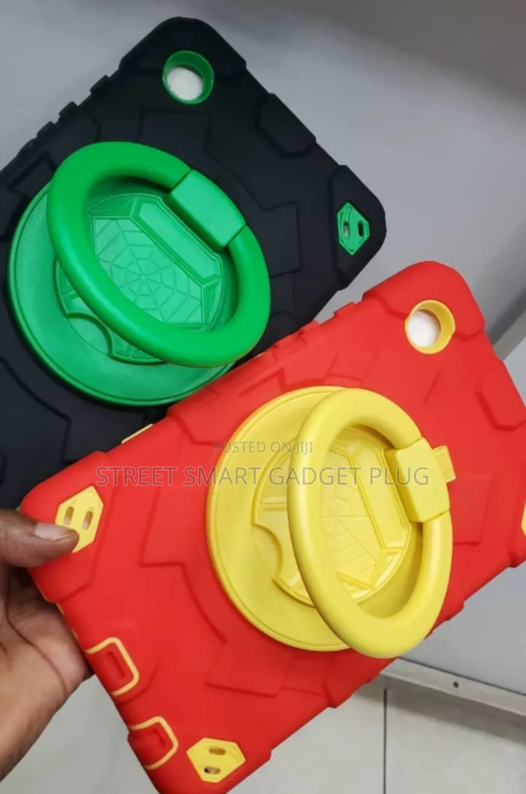 Rubber Rugged Kids iPad Tablet Cases