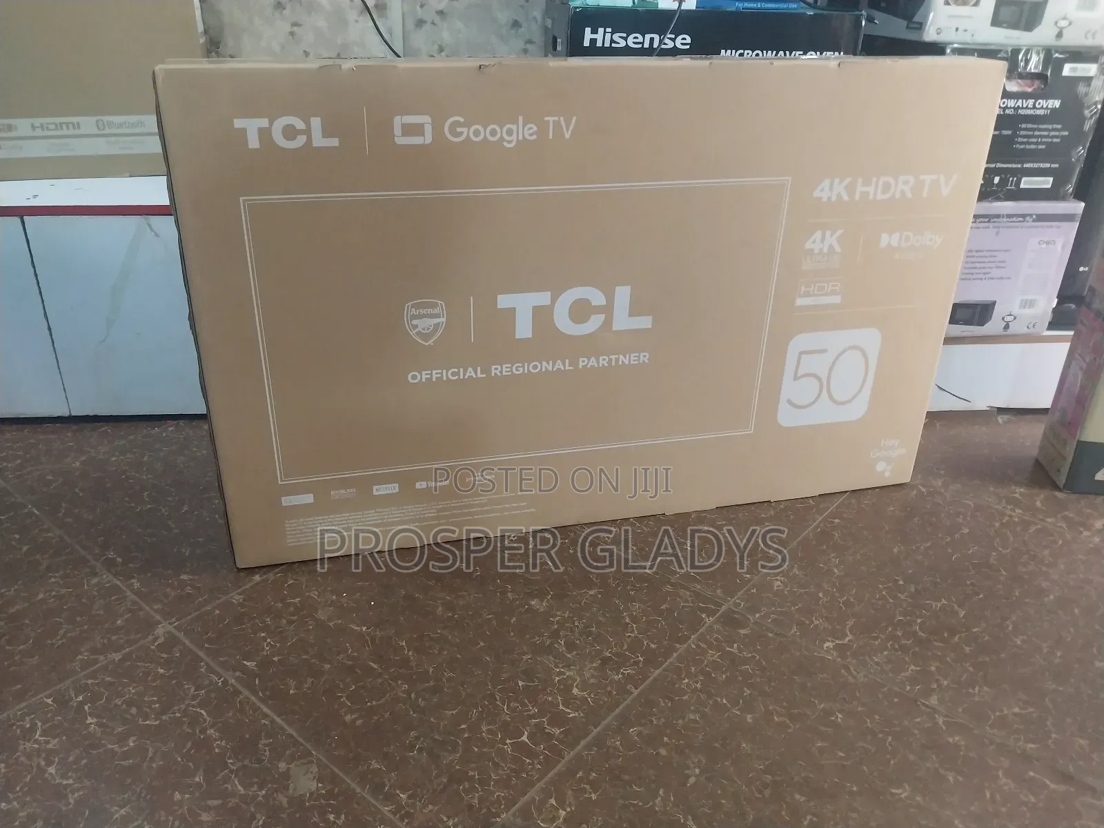 TCL 50 Smart Digital Flat Screen Flameless.