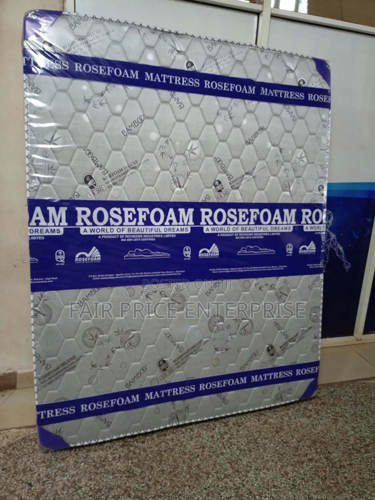 Mattress Rosefoam High Density 5x6x6 Inche