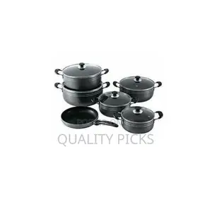 11 Piece Non-Sticky Saucepans Cookware Dishes Pots