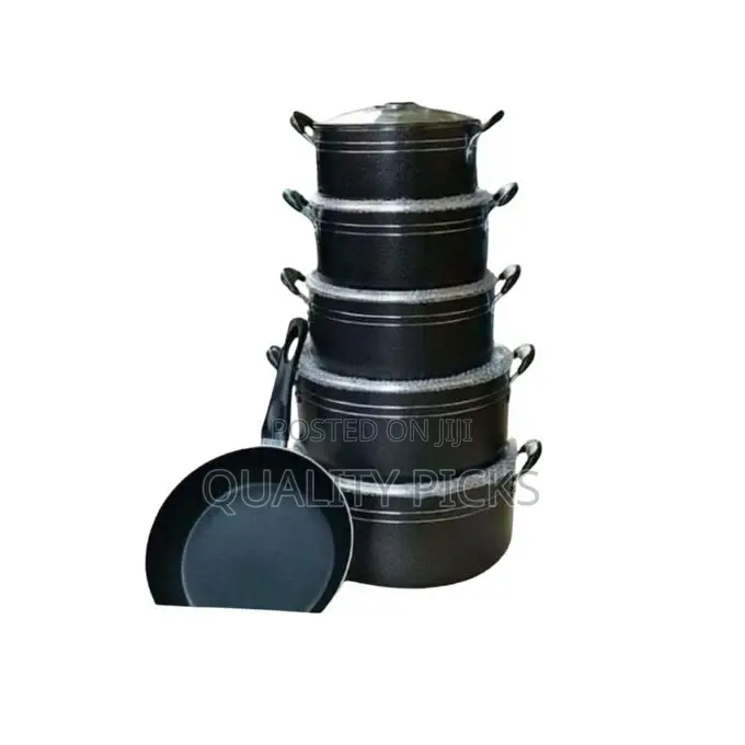 11 Piece Non-Sticky Saucepans Cookware Dishes Pots