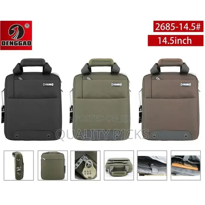 DENGGAO 1 Piece of 14.5 Inch Small Canvas Messenger Bag