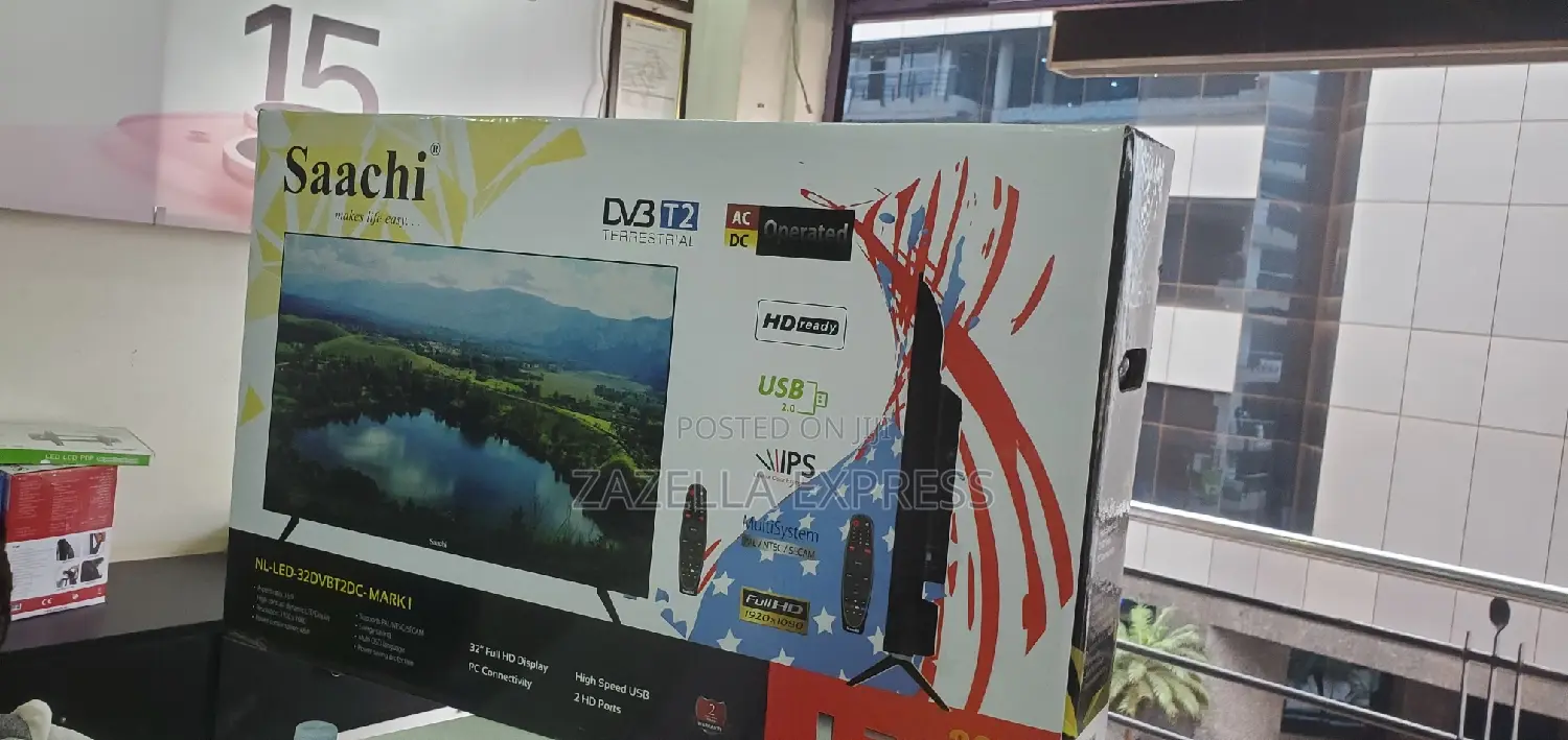 Saach 32" Digital Television With Two Remotes