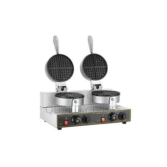 Commercial Waffle Maker, Double Head Waffle Maker Machine
