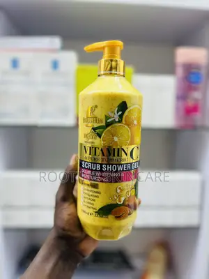 Roushun Vitamin C Tumeric Brightening Scrub Shower Gel