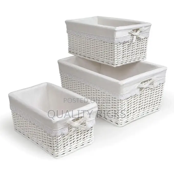 3 Piece Multipurpose Rectangular Handmade Organizer