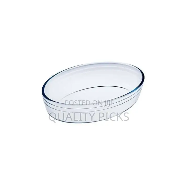 O Cuisine 30x21cm Oval Glass Pie Cake Baking Mould