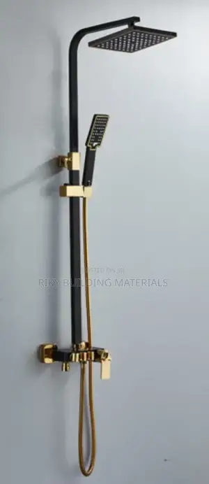 Shower Kits Black and Silver