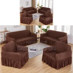 Brown Sofa Cover Set