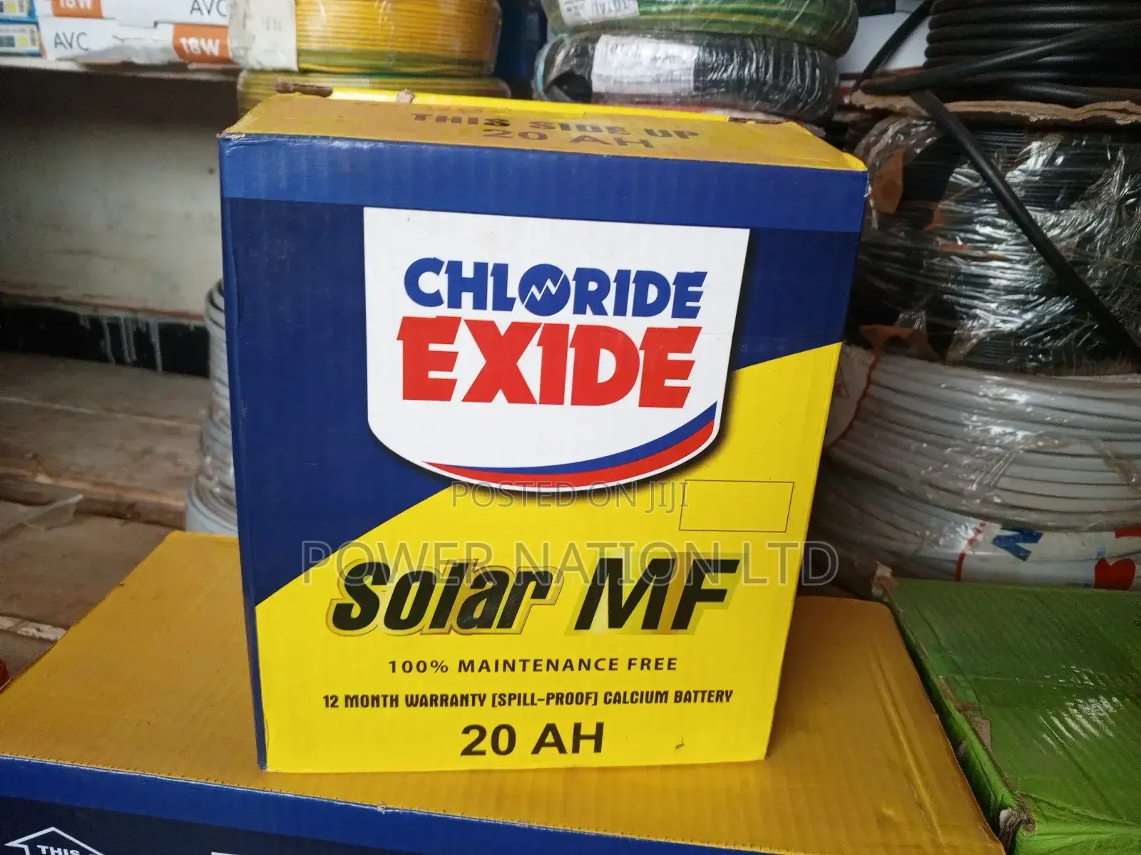 20ah Chloride Exide Solar Battery TENNA
