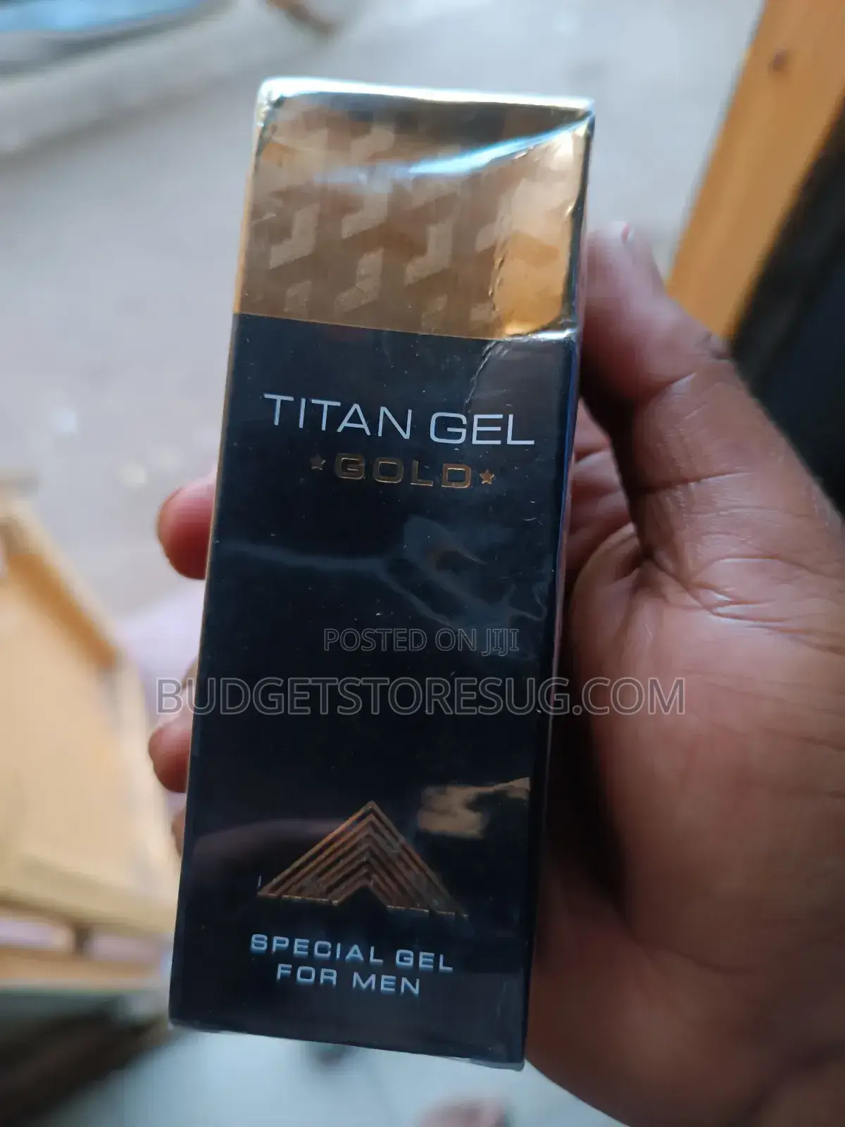 Big Long 10 Inch Dick Titan Gel Gold