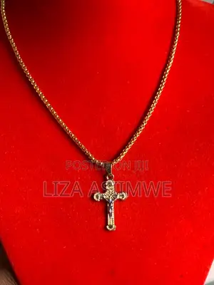 Crucifix Gold Necklace