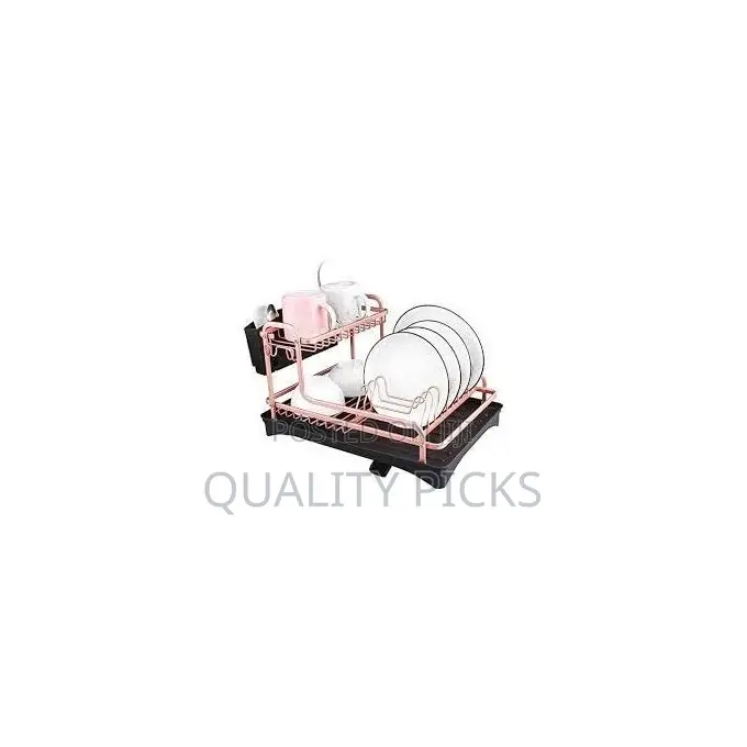 Stainless Aluminium Dish Drying Rack Kitchen Organizer