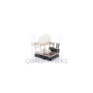 Stainless Aluminium Dish Drying Rack Kitchen Organizer