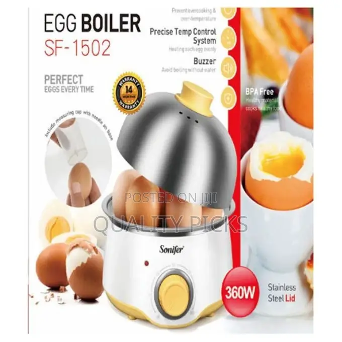 Sonifer Electric Stainless Steel Multifunctional Egg Cooker