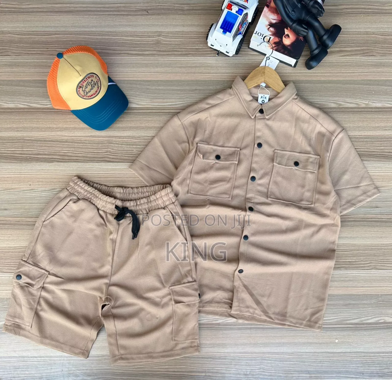 Mellow Double Pocket Shirt and Short Set