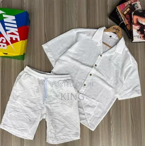 Classy Linen Two-Piece. Shirt and Short