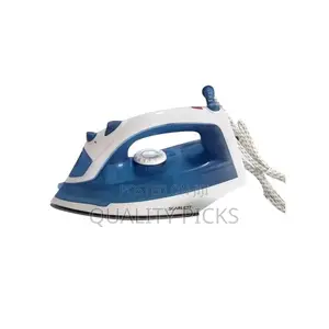 Scarlett Steam Iron With Non Stick Plate-White/Blue