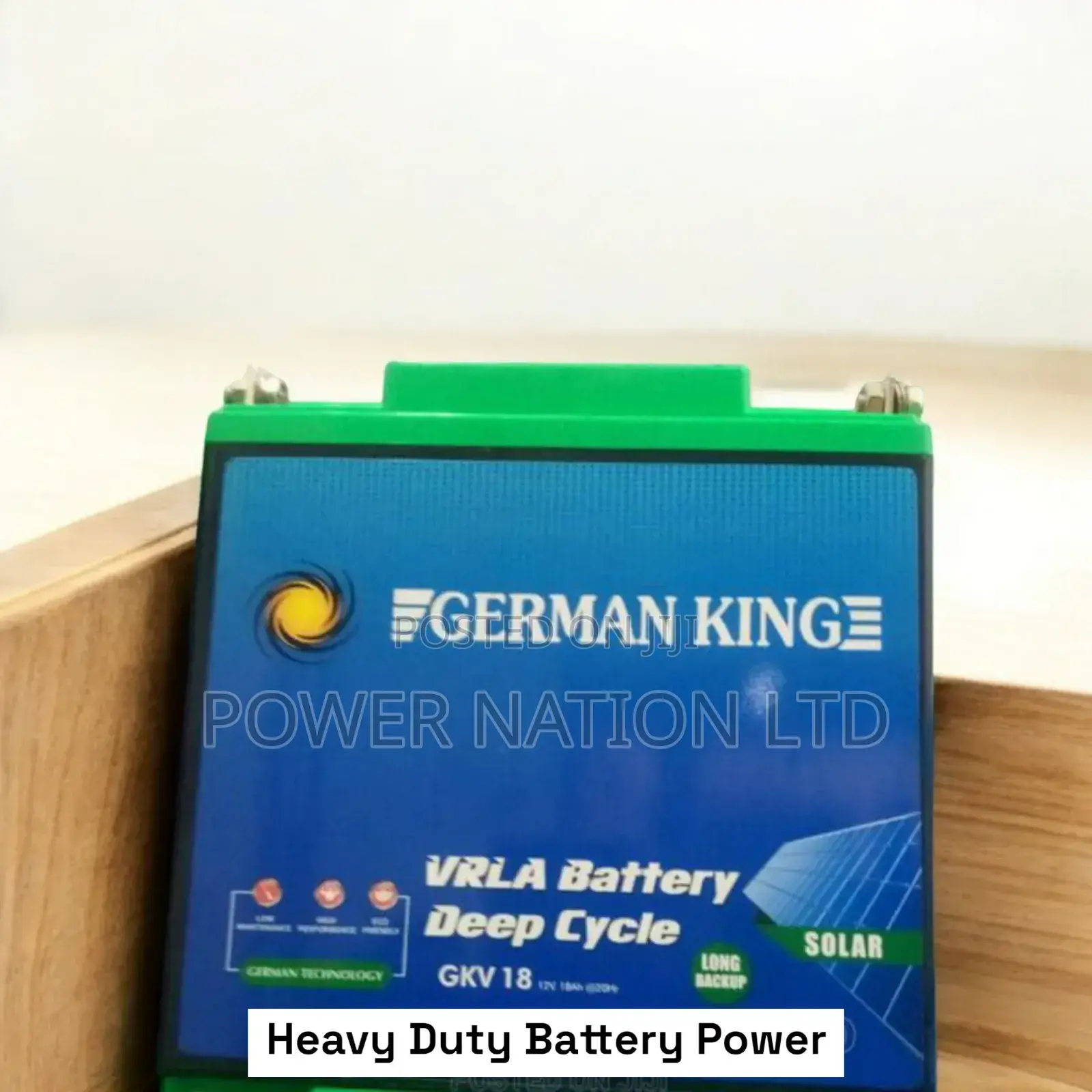 18ah German King Solar Battery