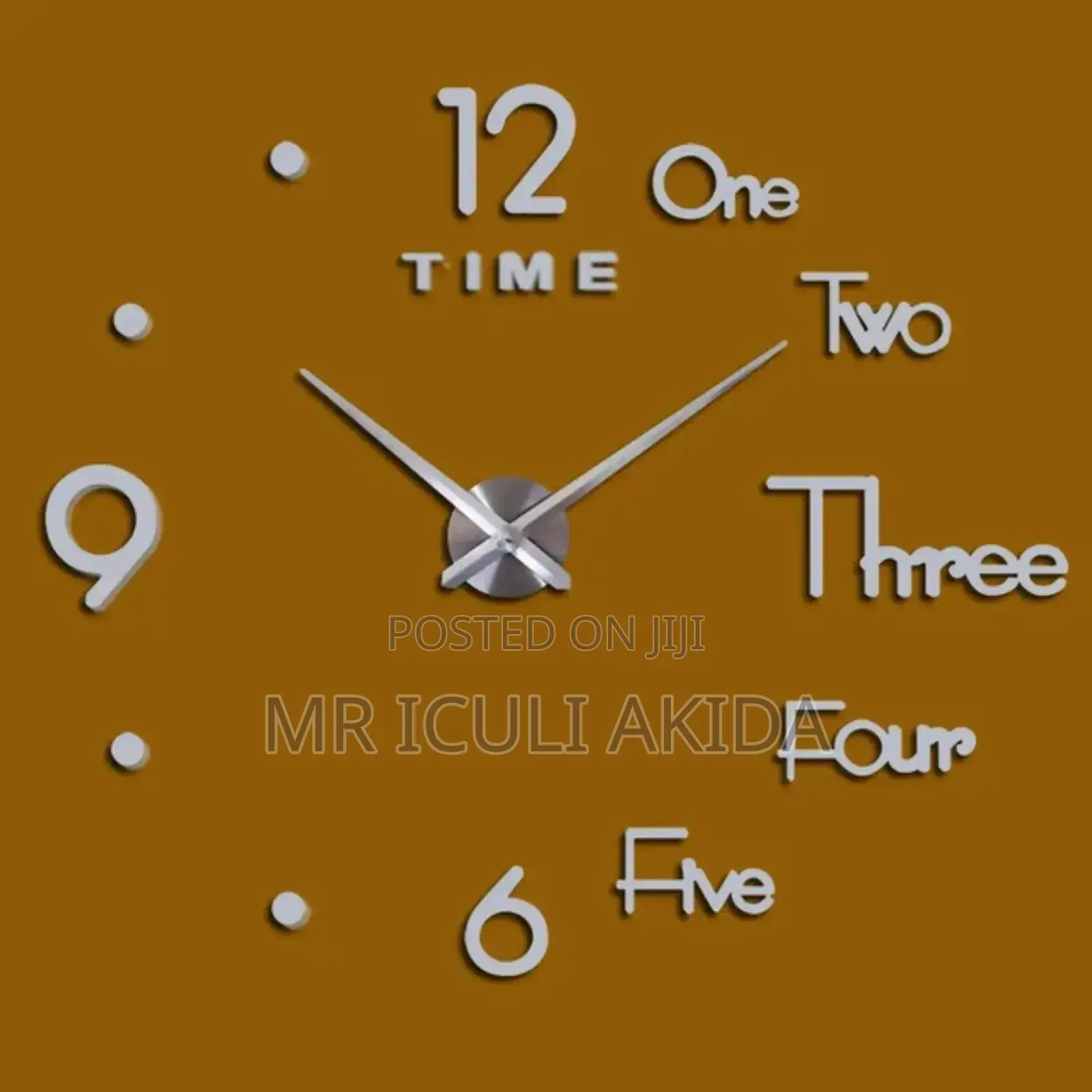 Modern 3D Smart Creative DIY Wall Acrylic Sticker Clock