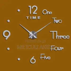 Modern 3D Smart Creative DIY Wall Acrylic Sticker Clock