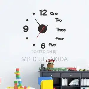 Modern 3D Smart Creative DIY Wall Acrylic Sticker Clock