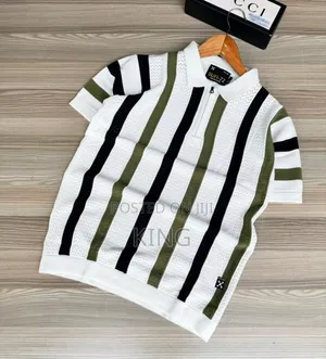 Formal Knitted White T-Shirts