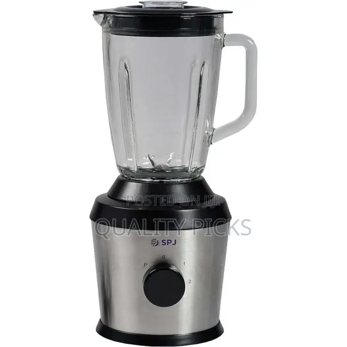 SPJ Proffessional 2 in 1 Blender, Grinder (Glass Jar)1.5L