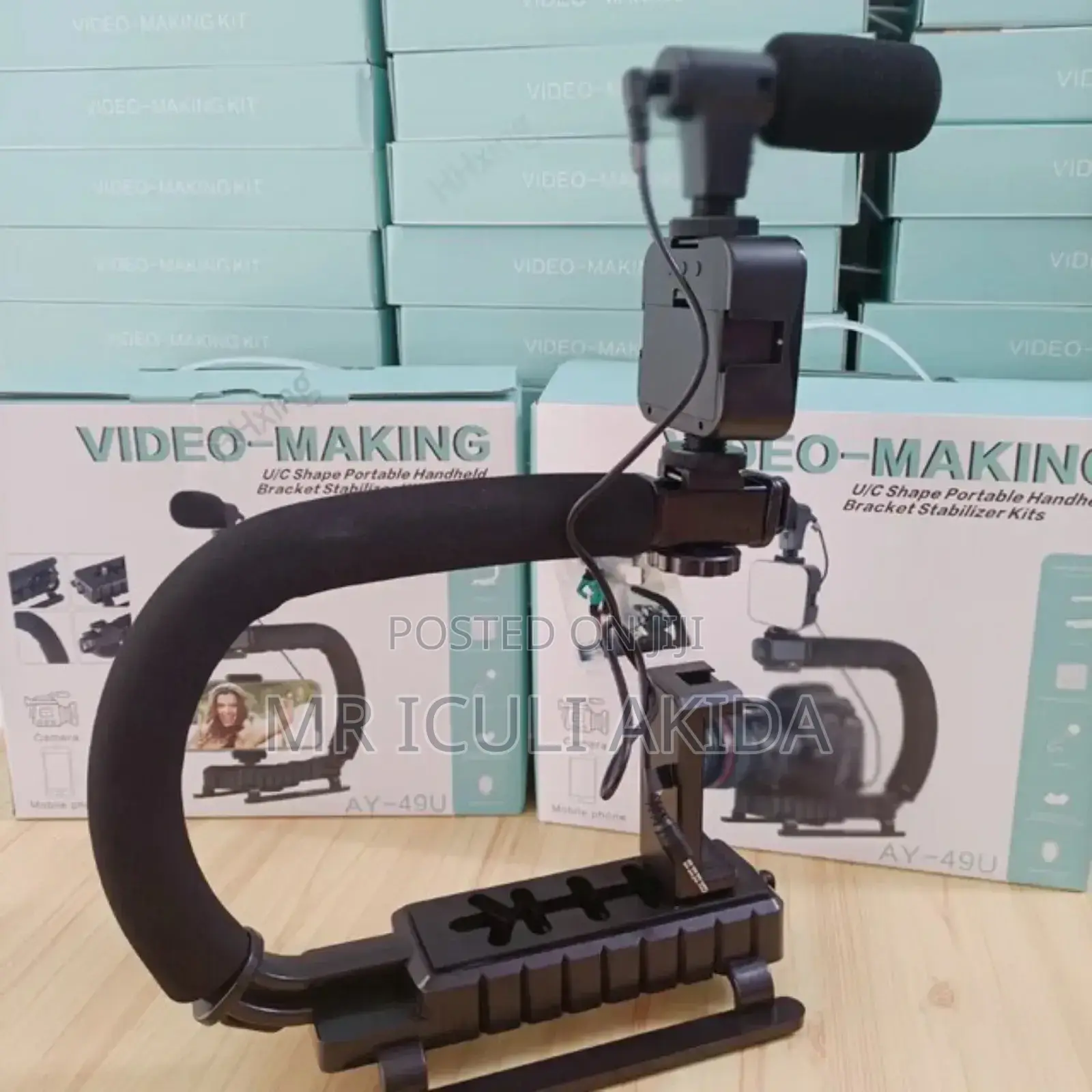 Hand Vlog Camera/Phone Remote Microphone Video Making Kit