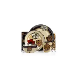 Other 24 Pieces of Cups Plates Bowls Dinner Set - Cream