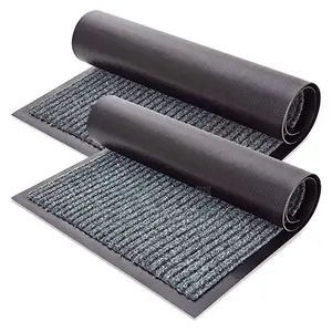 PVC Double Stripe Door Anti-Slip Mat Absorbent Foot Mat