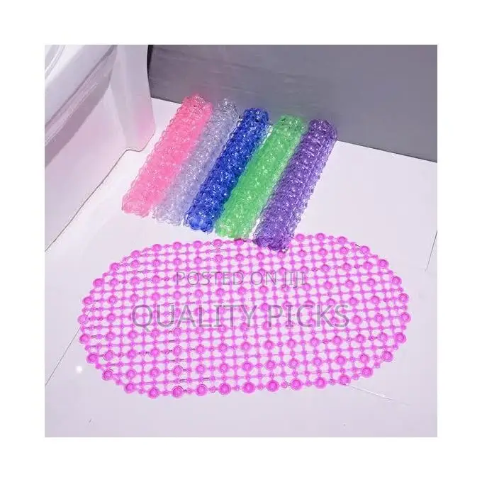 PVC Anti Skid Shower Bathtub Mat Non-Slip Multicolor