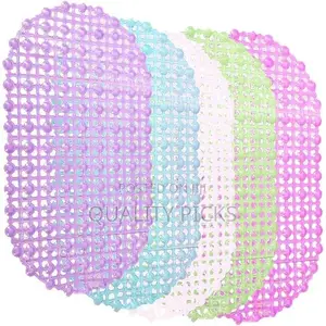 PVC Anti Skid Shower Bathtub Mat Non-Slip Multicolor