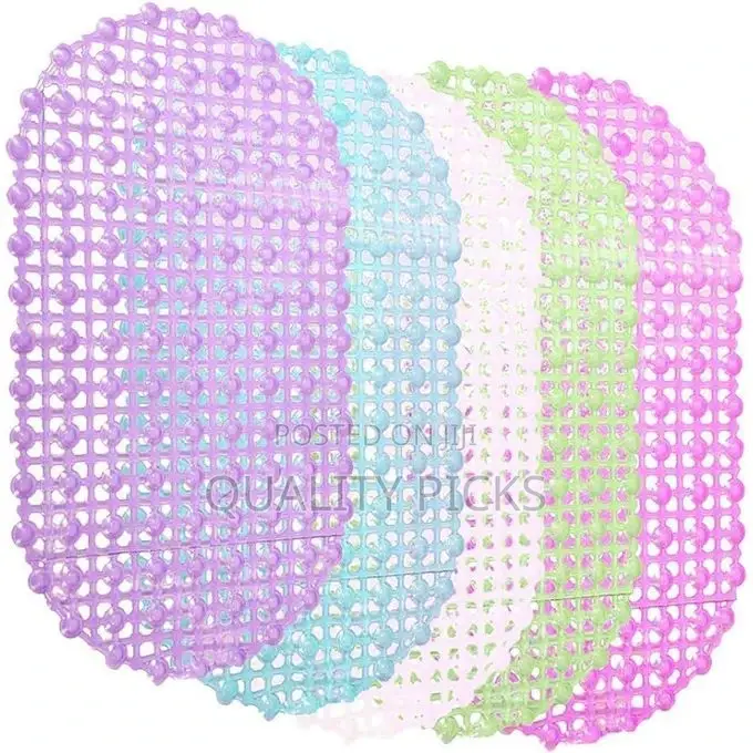 PVC Anti Skid Shower Bathtub Mat Non-Slip Multicolor