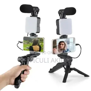 Handheld Vlog Phone Video Making Kit WTH Microphone