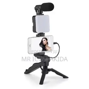 Handheld Vlog Phone Video Making Kit WTH Microphone