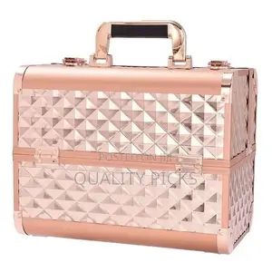 Diamond Cut Professional Beauty Makeup Cosmetic Vanity Case