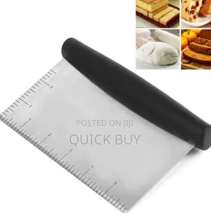 Multi-Purpose Pizza,Dough, Pastry Scraper/Chopper- Stainless