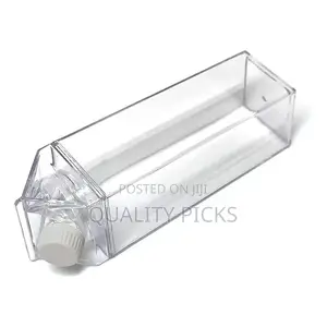 Acrylic Juice Water Bottle Square Fridge Milk Bottles