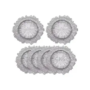 12 Pieces of Weddecor Round Charger Plates With Vintage