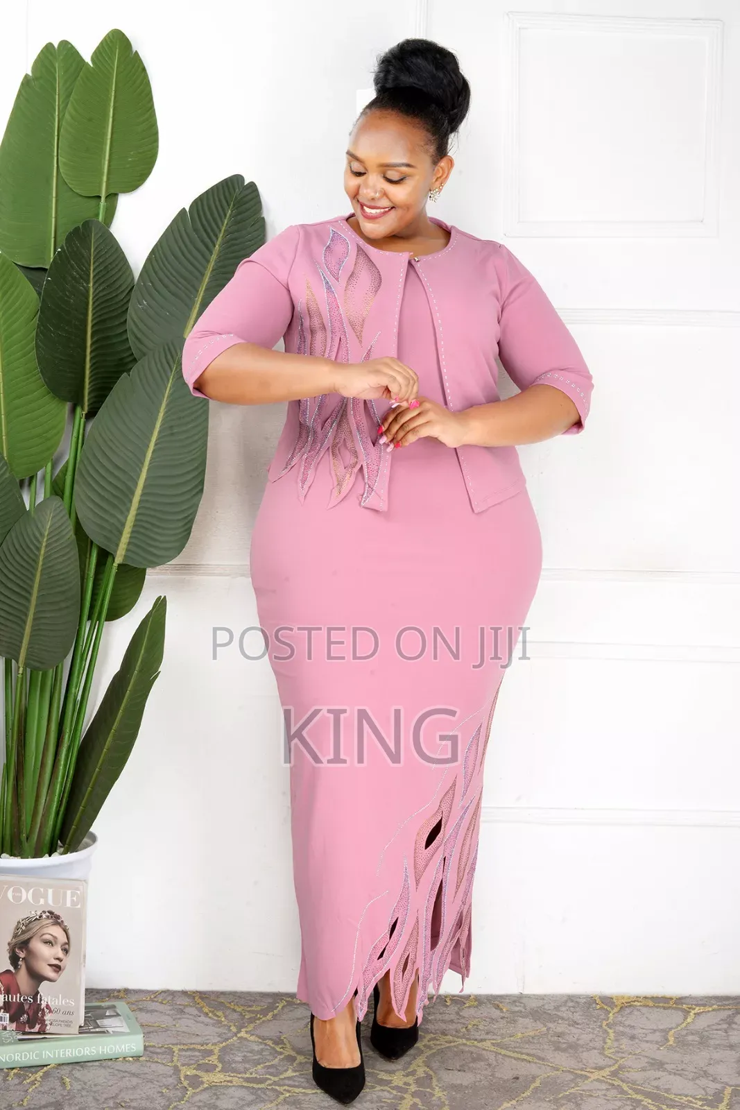 Bright Pink Long Dress
