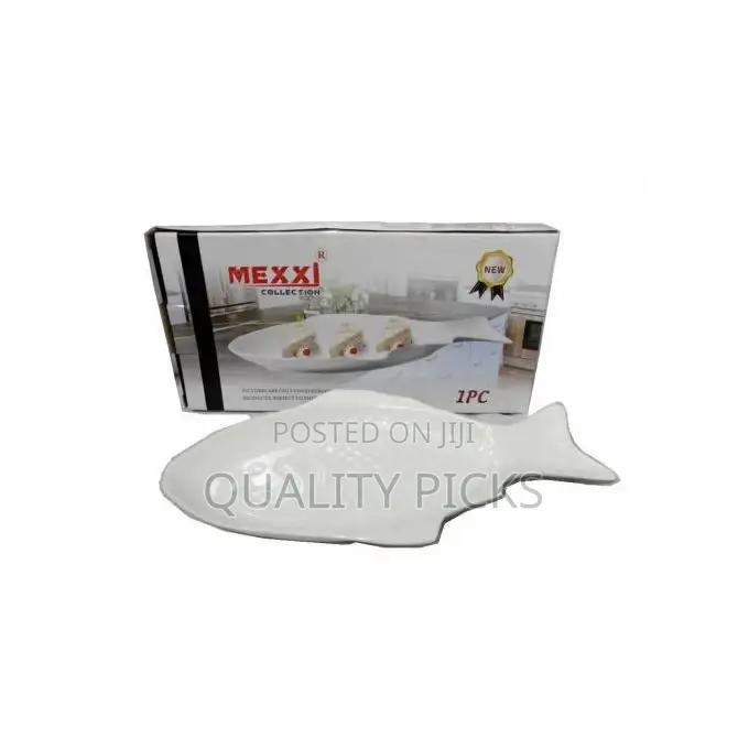 3 Piece Steak, Fish Plates Trays Dinner Platters