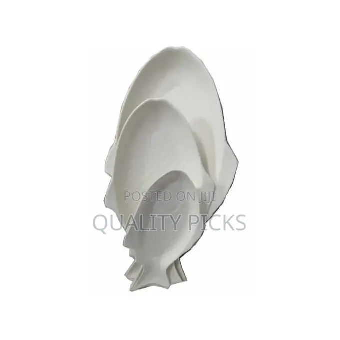 3 Piece Steak, Fish Plates Trays Dinner Platters