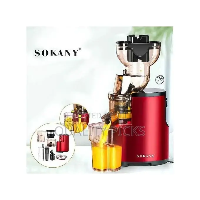 Sokany Slow Juice Extractor - Multicolor