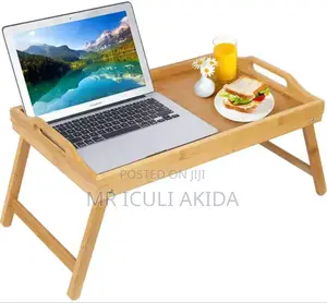 Foldable Bedside Wooden Laptop Table