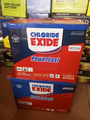 N50/50ah Chloride Exide Maintenance Free Car Battery
