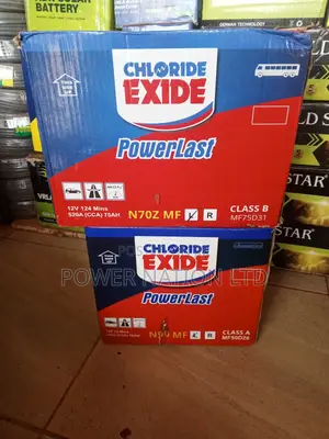 N70Z Chloride Exide Maintenance Free Car Battery
